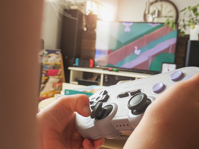 Console gaming setup